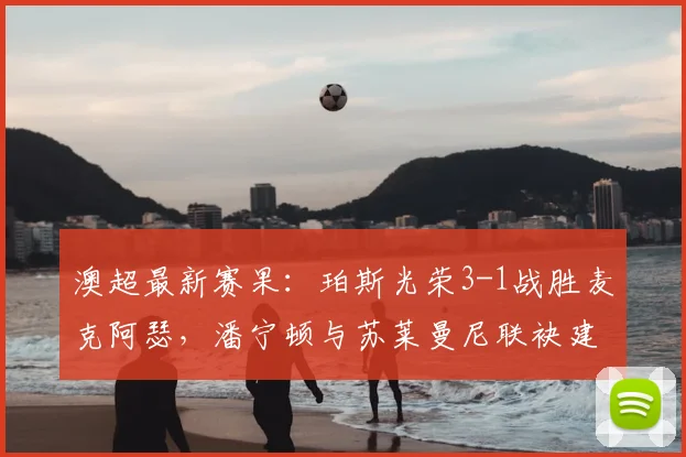 澳超最新赛果:珀斯光荣3-1战胜麦克阿瑟,潘宁顿与苏莱曼尼联袂建功精彩回顾