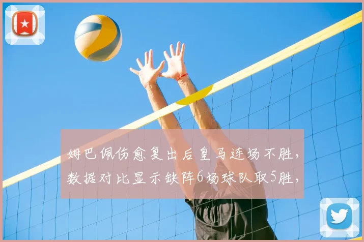 姆巴佩伤愈复出后皇马连场不胜,数据对比显示缺阵6场球队取5胜,尴尬局面引球迷热议